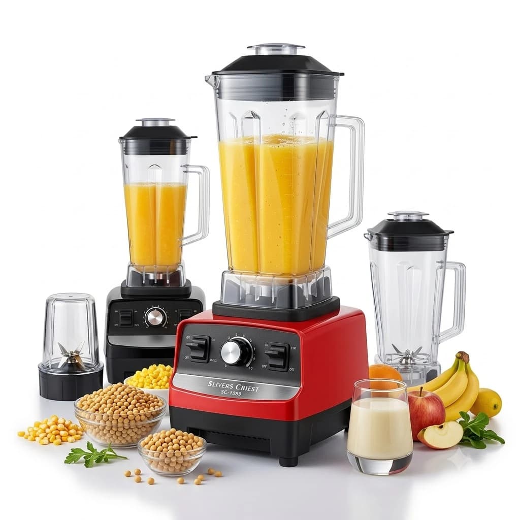 Mixeur silvers griest 2litres 2EN1 rouge noir SC1589
