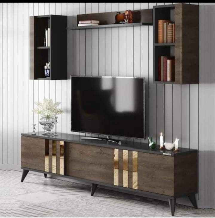 Table téléviseur TV unité MFC35+MFC40 180X30X45 cm TVMN019