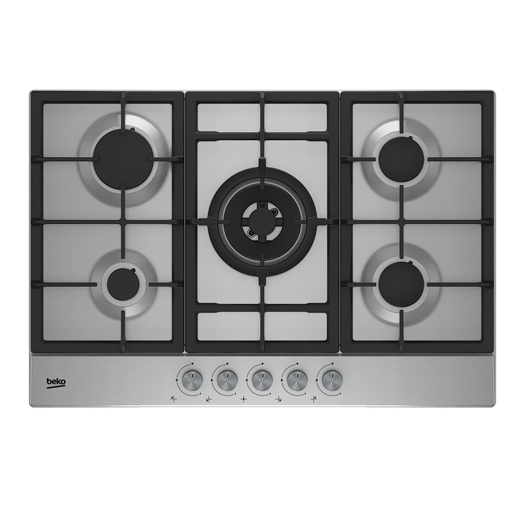 PLAQUE DE CUISSON BEKO ENCASTRABLE 5FEUX 90X60 A GAZ GRIS HIAW75225SL