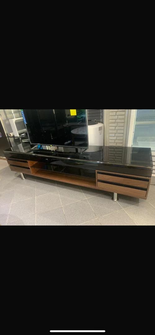 Table telviseur à 200 dimension 2mètres marron T0200M