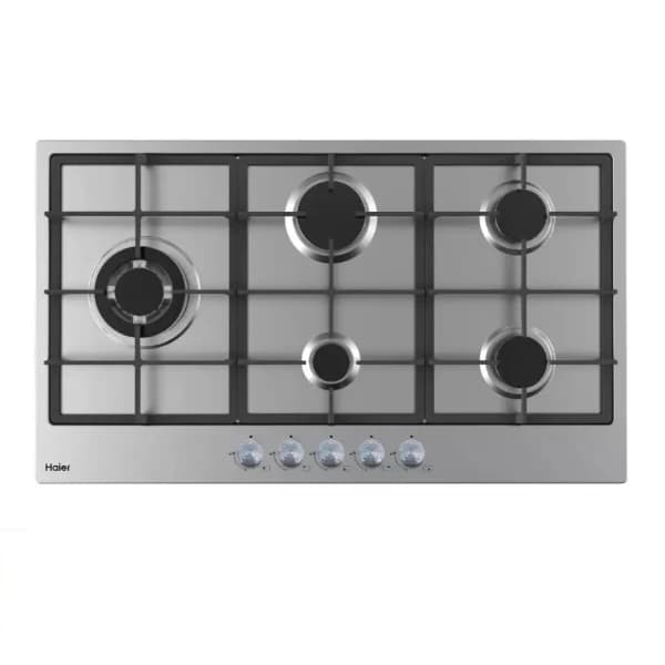 Plaque encastrable Haier 5feux 90X60 à gaz gris HOB790SS