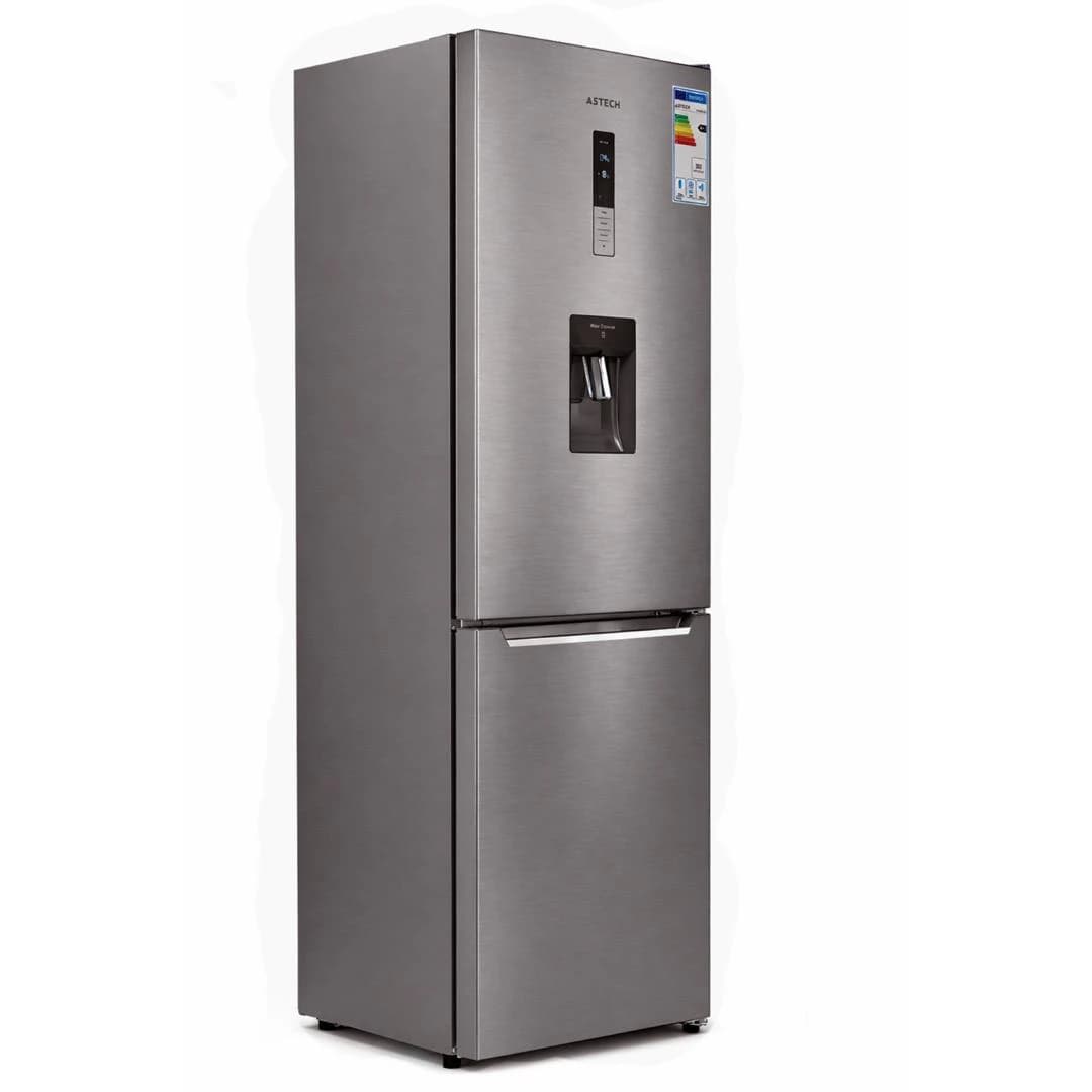 Réfrigérateur Astech combiné 3tiroirs 322litres No Frost avec fontaine gris FC378INOOG