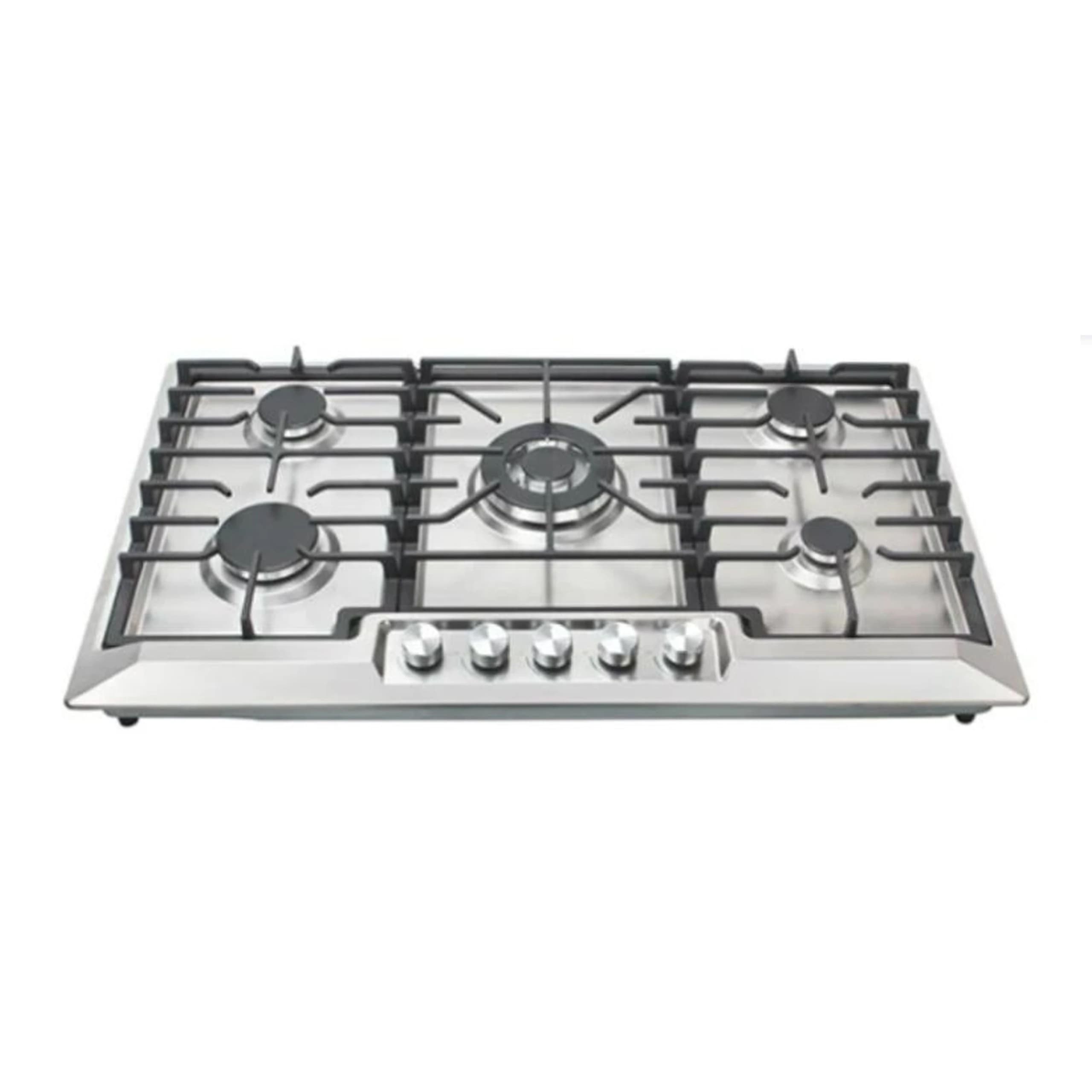 Plaque encastrable Tecnolux 5feux 90X60 à gaz inox TEC5GG