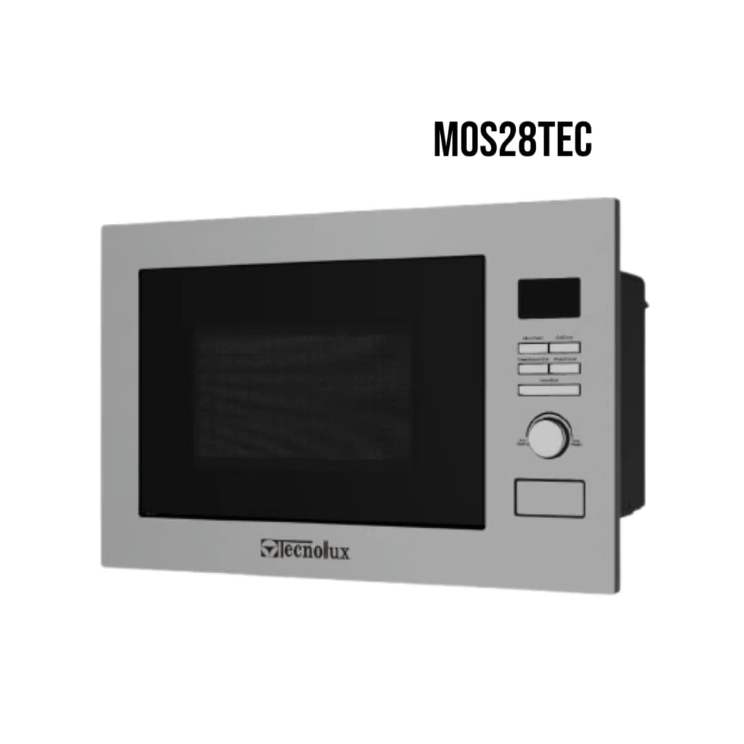 Micro onde Tecnolux encastrable 25litres inox MOS28TEC