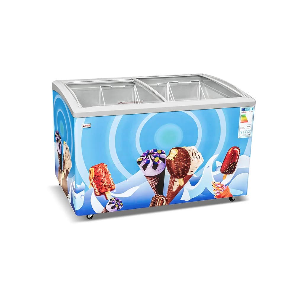 Congélateur Astech horizontal 500litres vitrine FH500LPAA