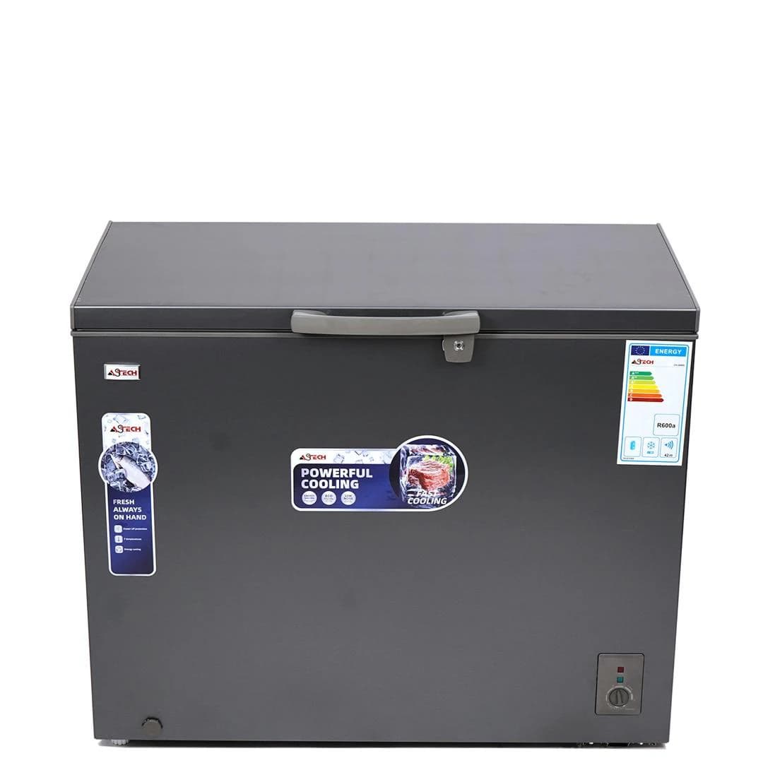 Congélateur Astech horizontal 300litres gris CH300IG