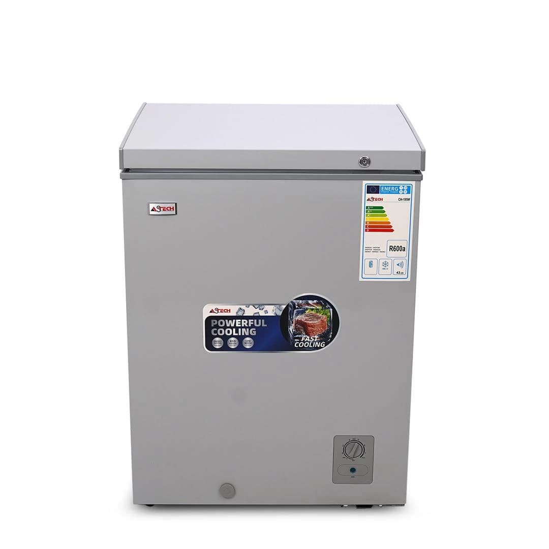 Congélateur Astech horizontal 200litres gris CH195W